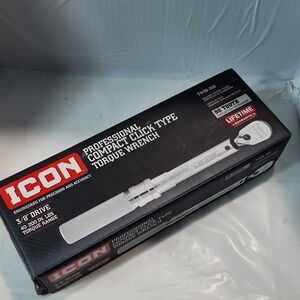 ICON Professional Compact Click Type Torque Wrench TW38-200